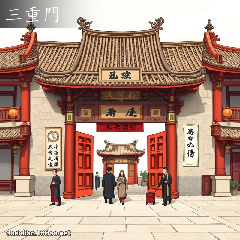三重门 - 国语大辞典配图