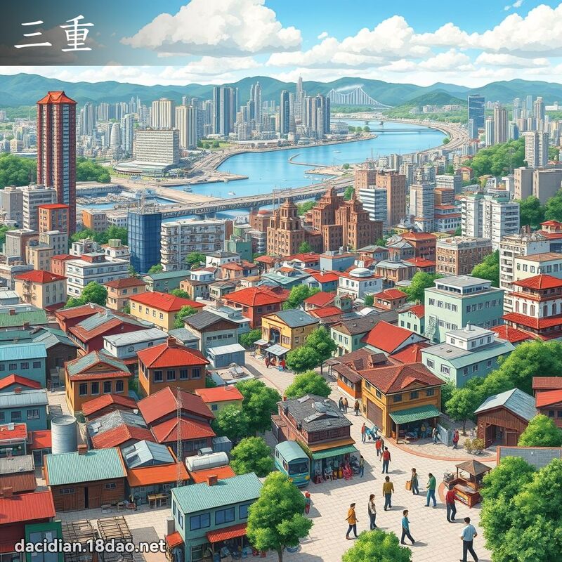 三重 - 国语大辞典配图