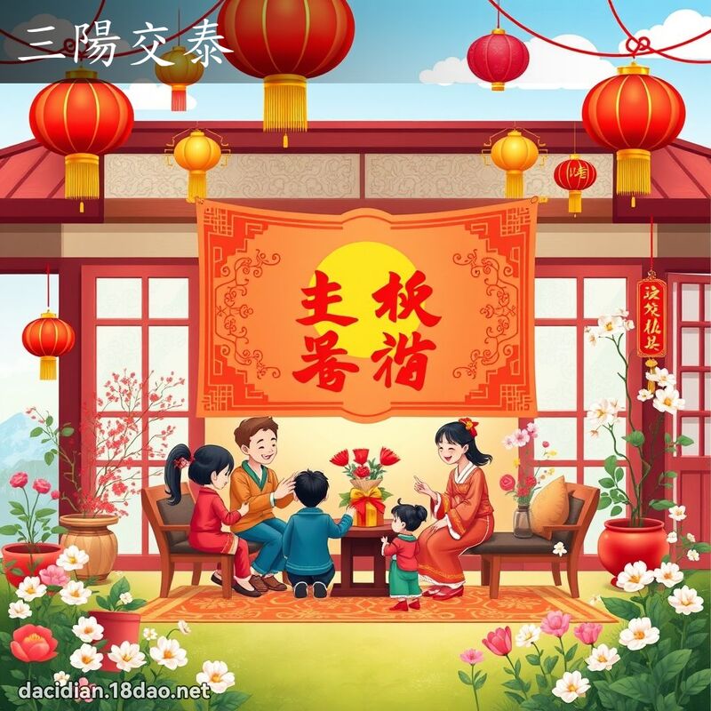 三陽交泰 - 國語大辭典配圖