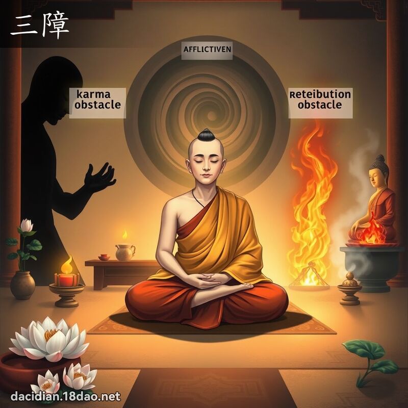 三障 - 国语大辞典配图