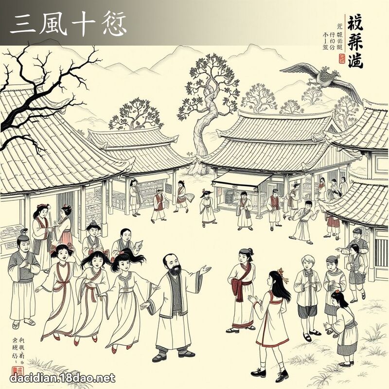 三風十愆 - 國語大辭典配圖