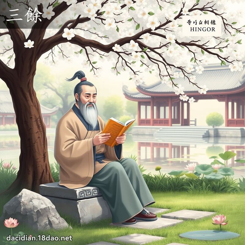 三餘 - 國語大辭典配圖