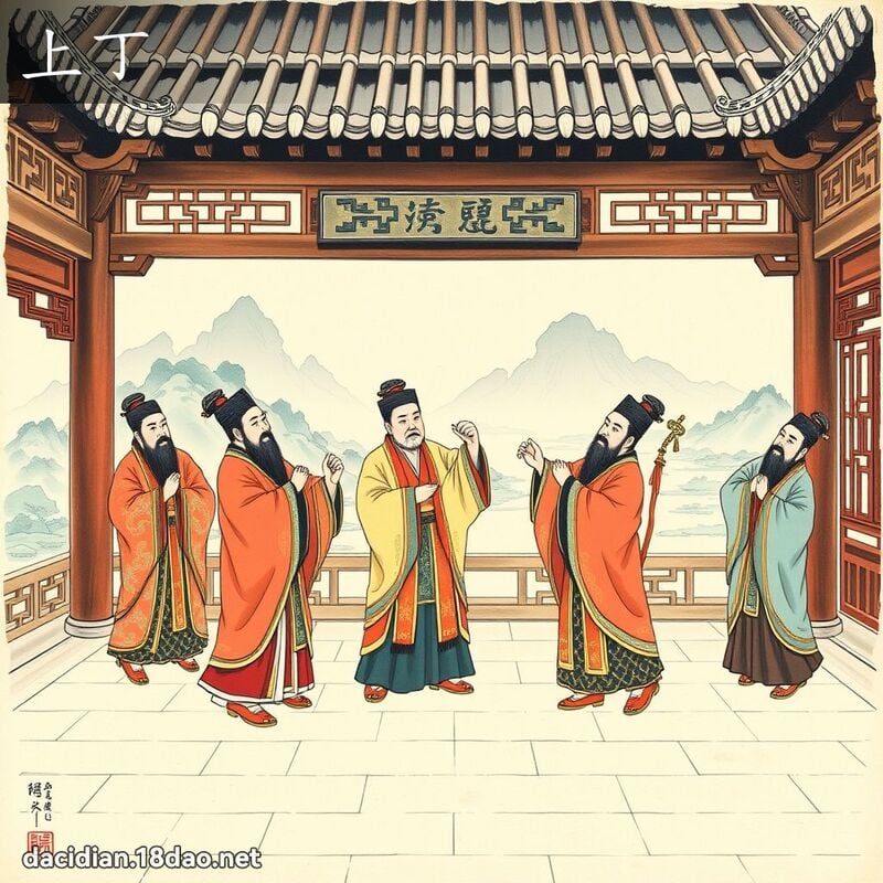 上丁 - 国语大辞典配图