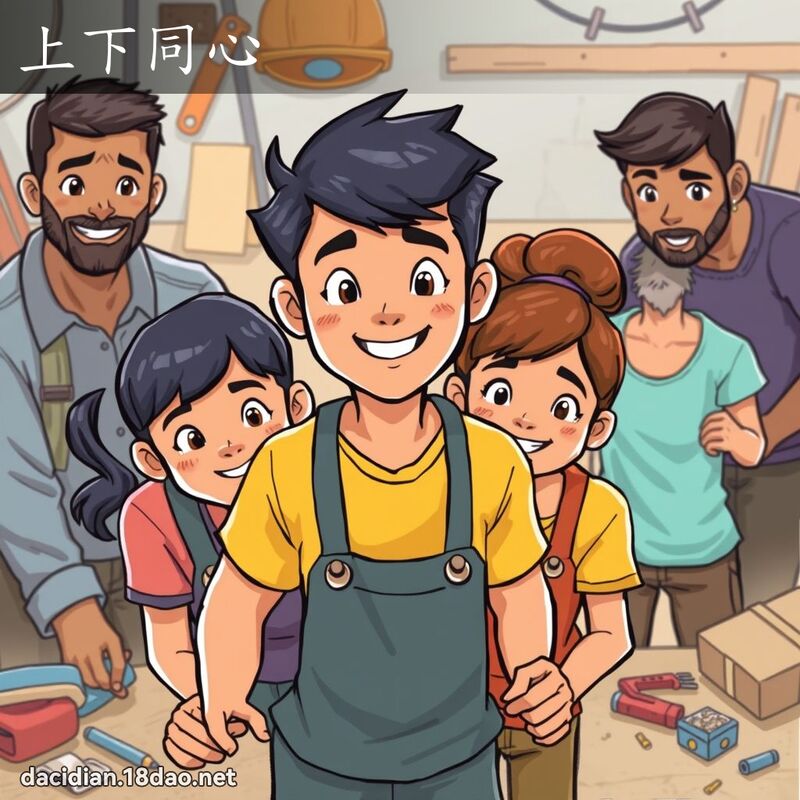 上下同心 - 國語大辭典配圖
