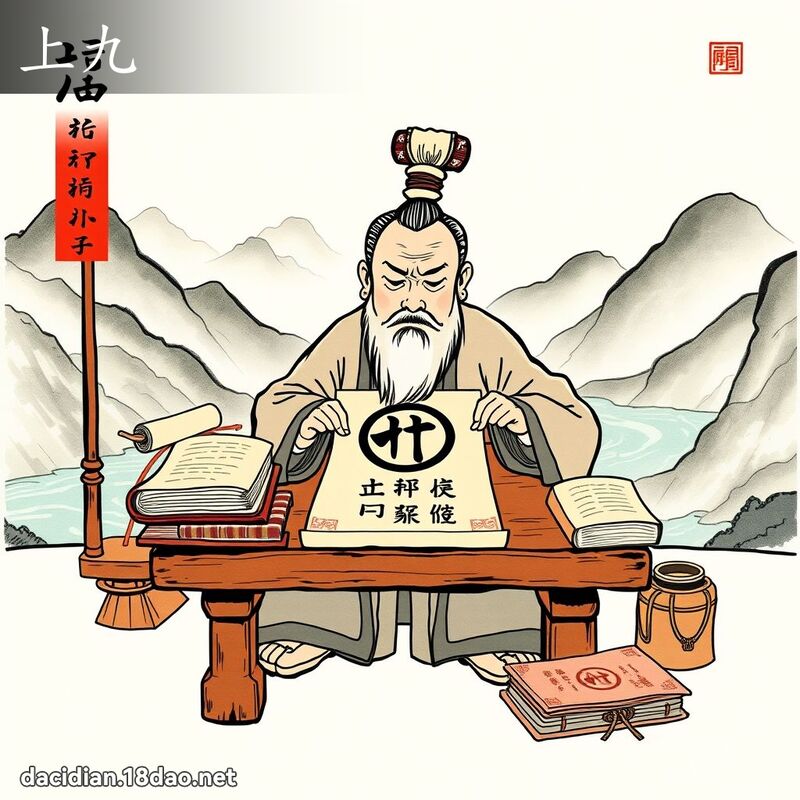 上九 - 国语大辞典配图