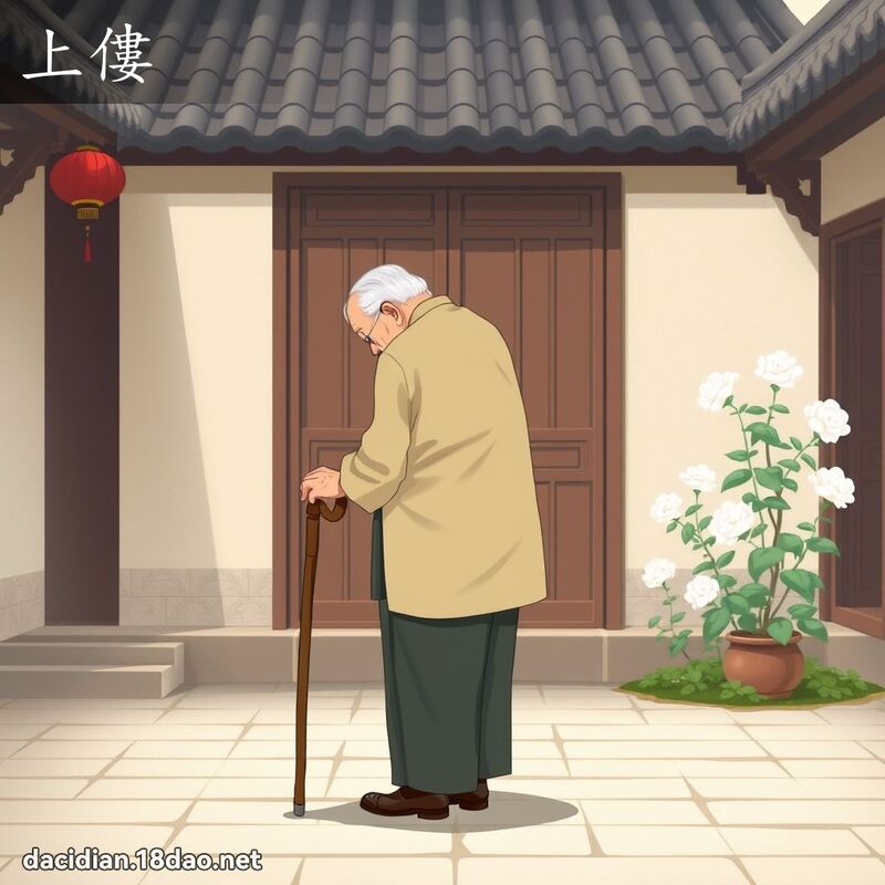 上僂 - 國語大辭典配圖