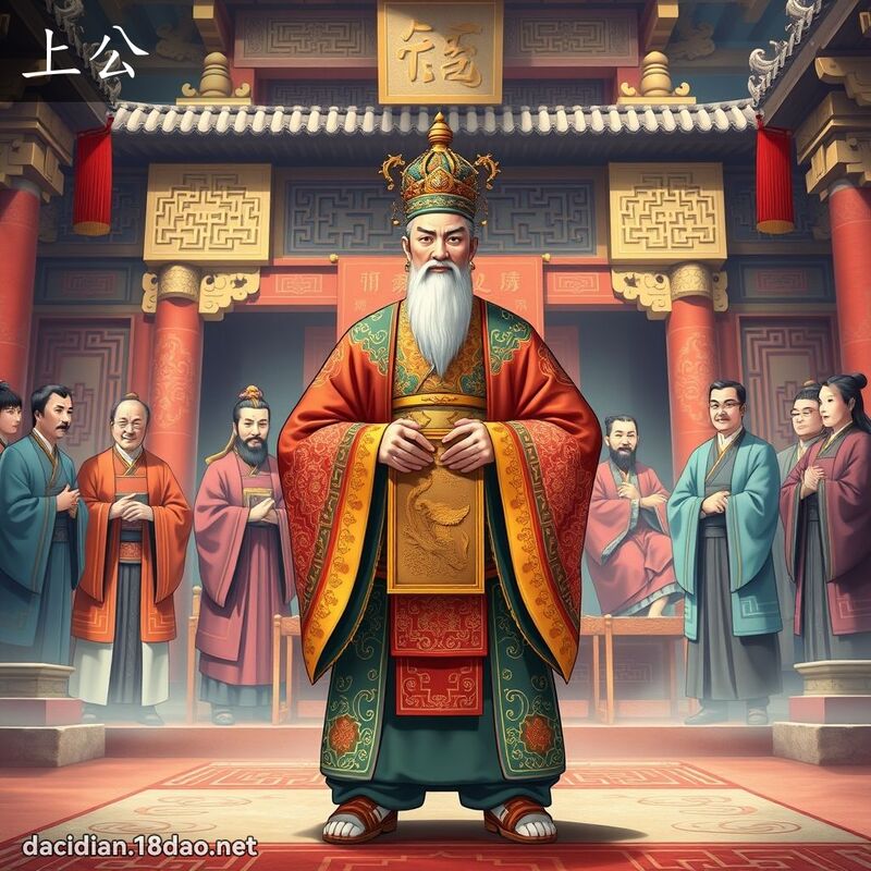 上公 - 國語大辭典配圖