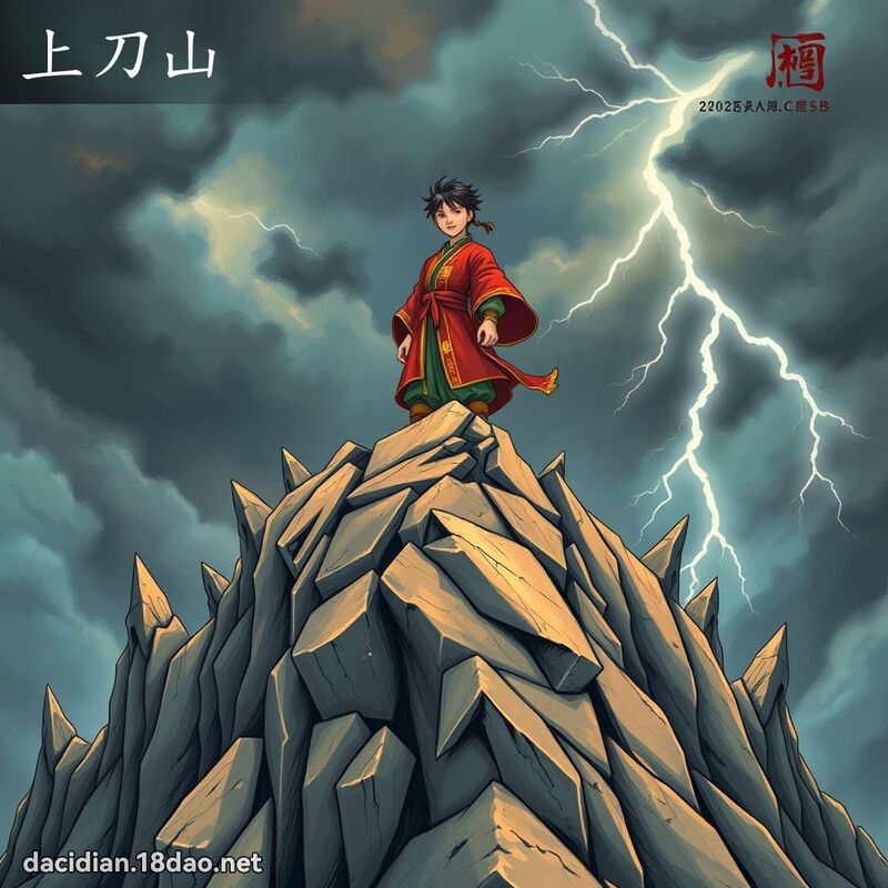 上刀山 - 国语大辞典配图