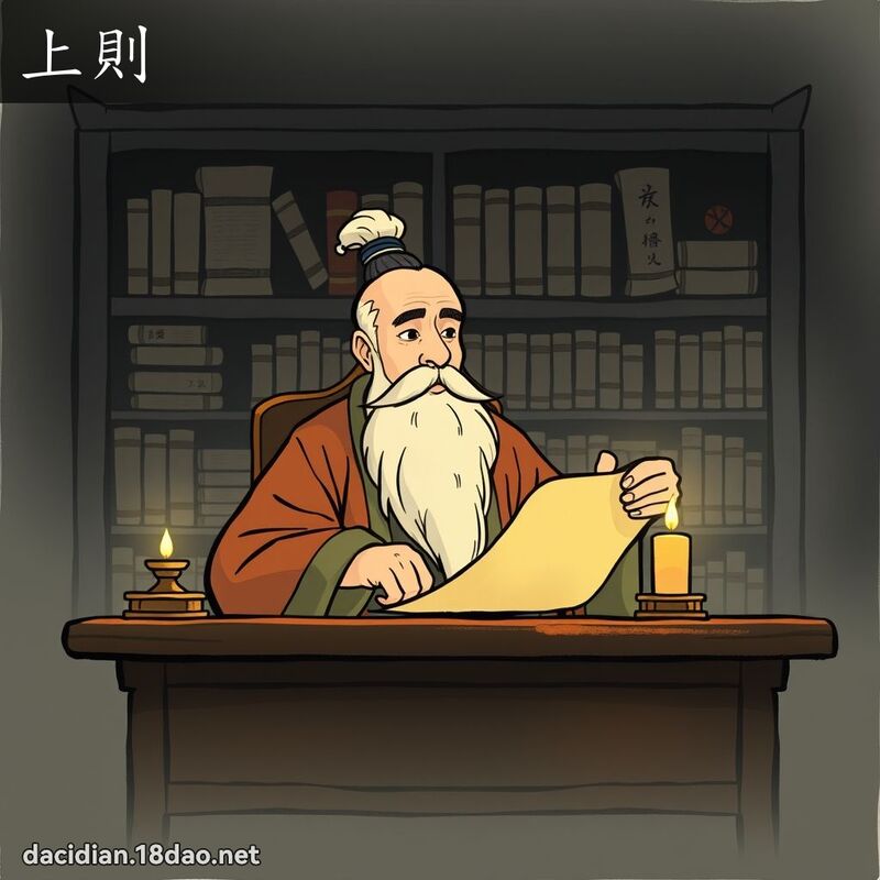 上则 - 国语大辞典配图
