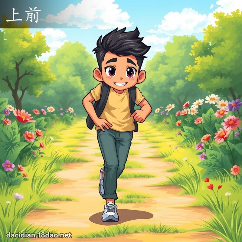 上前 - 國語大辭典配圖