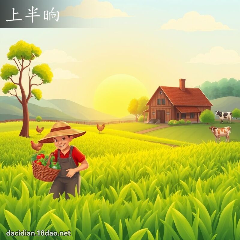 上半晌 - 国语大辞典配图
