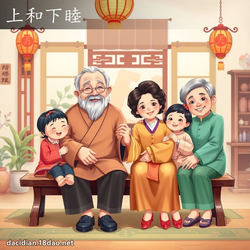 上和下睦 - 国语大辞典配图