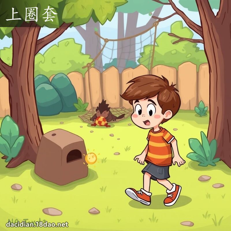 上圈套 - 國語大辭典配圖