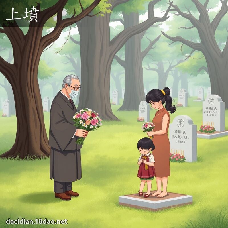 上墳 - 國語大辭典配圖
