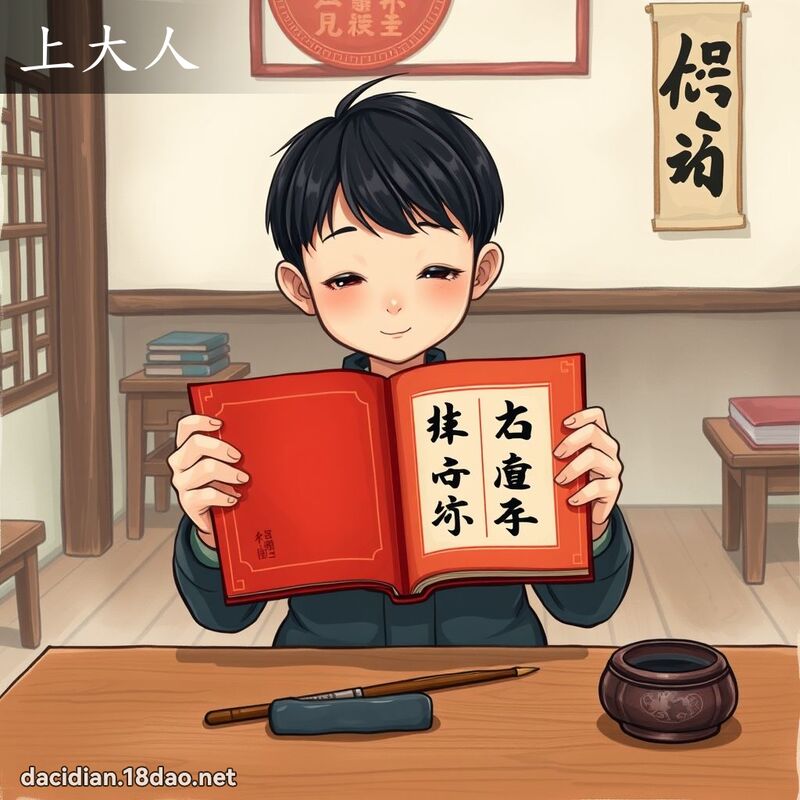 上大人 - 國語大辭典配圖