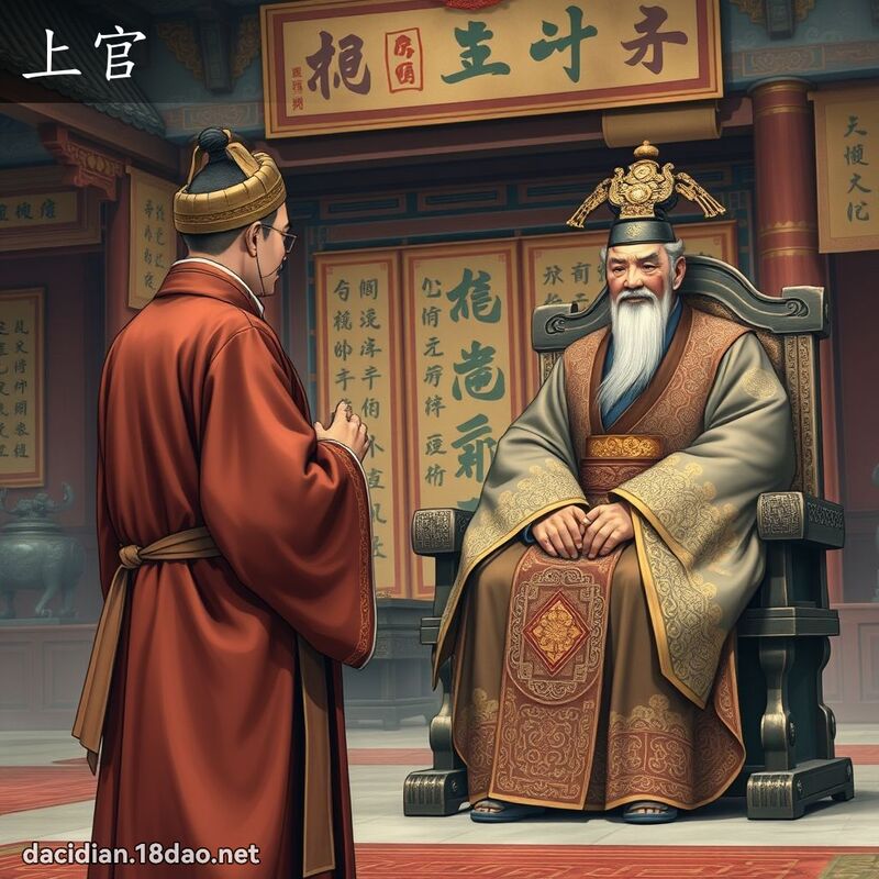 上官 - 國語大辭典配圖