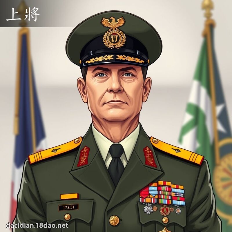 上將 - 国语大辞典配图