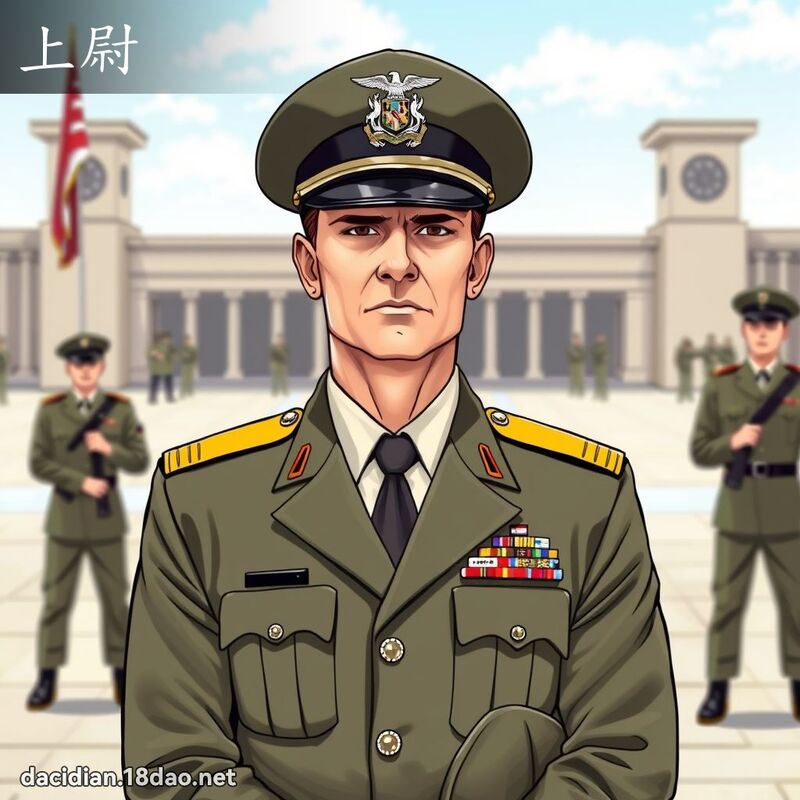 上尉 - 國語大辭典配圖