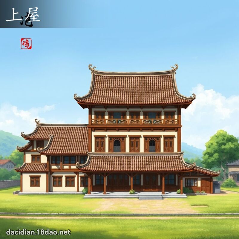 上屋 - 國語大辭典配圖