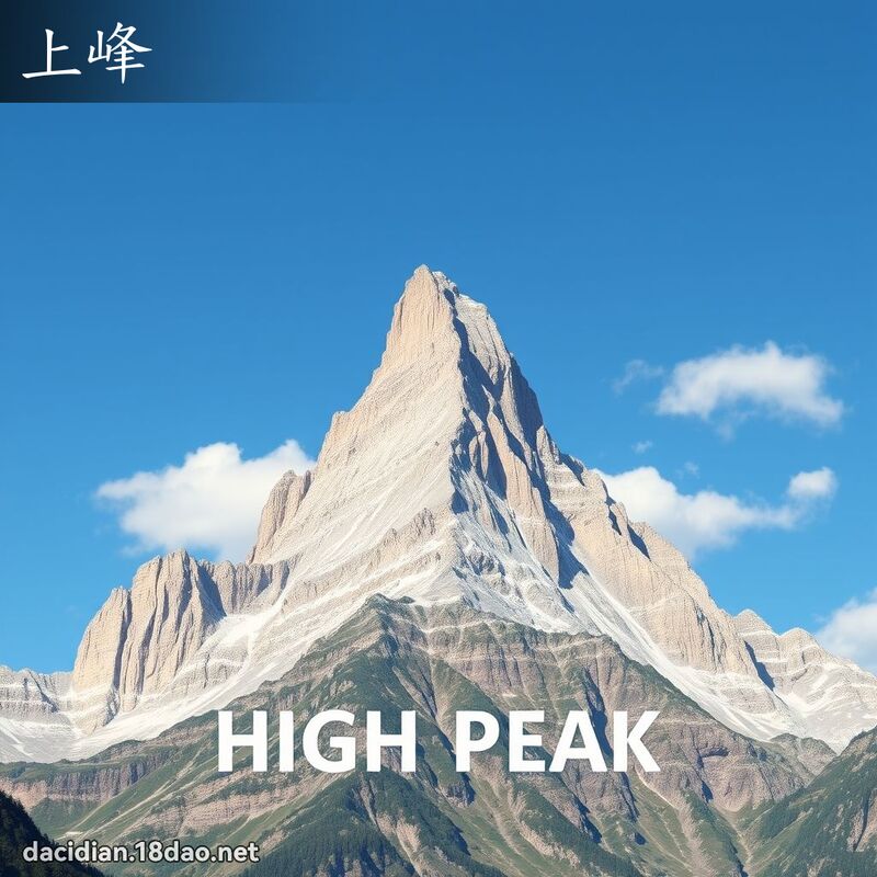 上峰 - 國語大辭典配圖