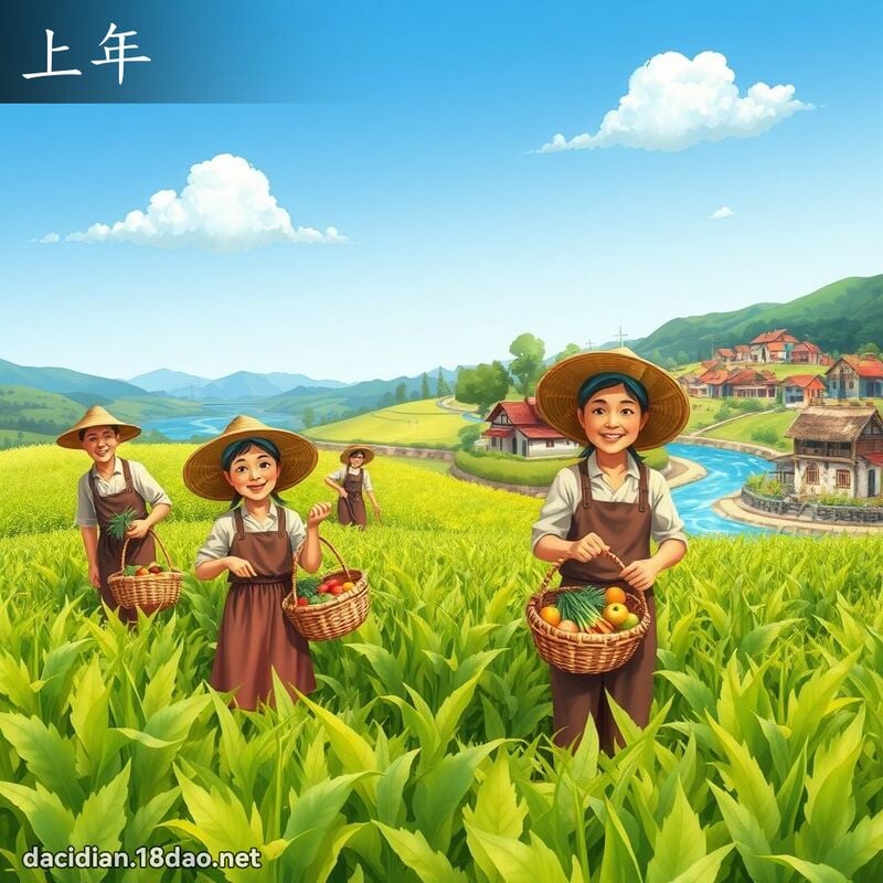 上年 - 国语大辞典配图