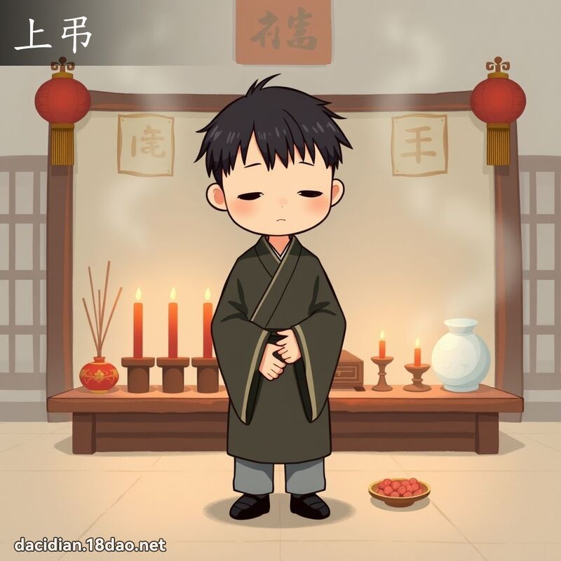 上弔 - 国语大辞典配图