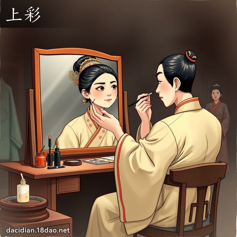 上彩 - 国语大辞典配图