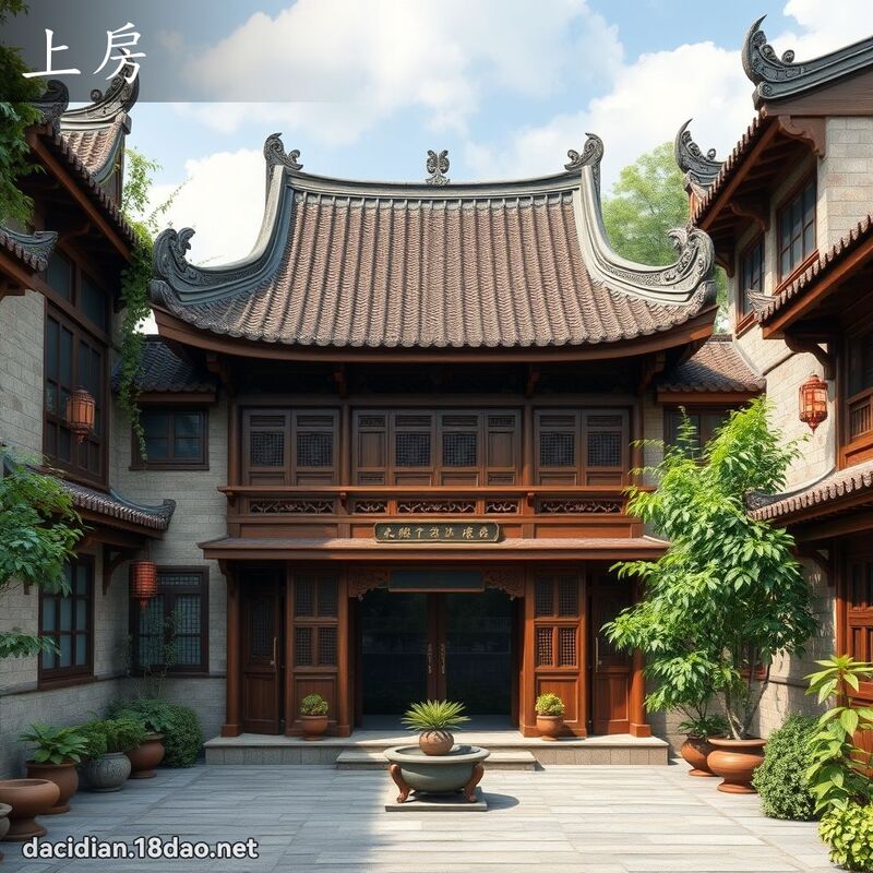 上房 - 国语大辞典配图