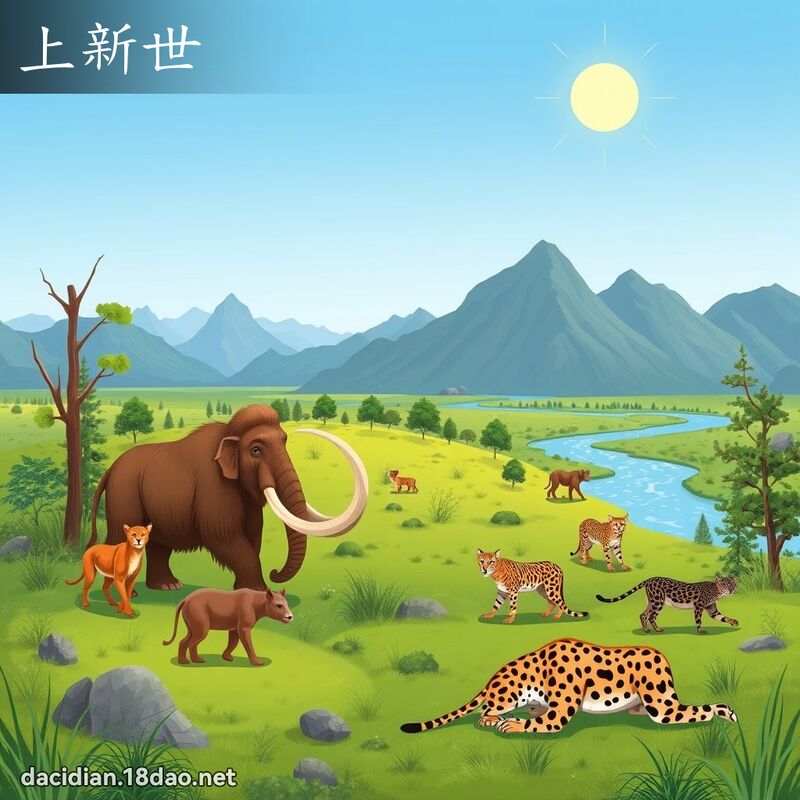 上新世 - 國語大辭典配圖