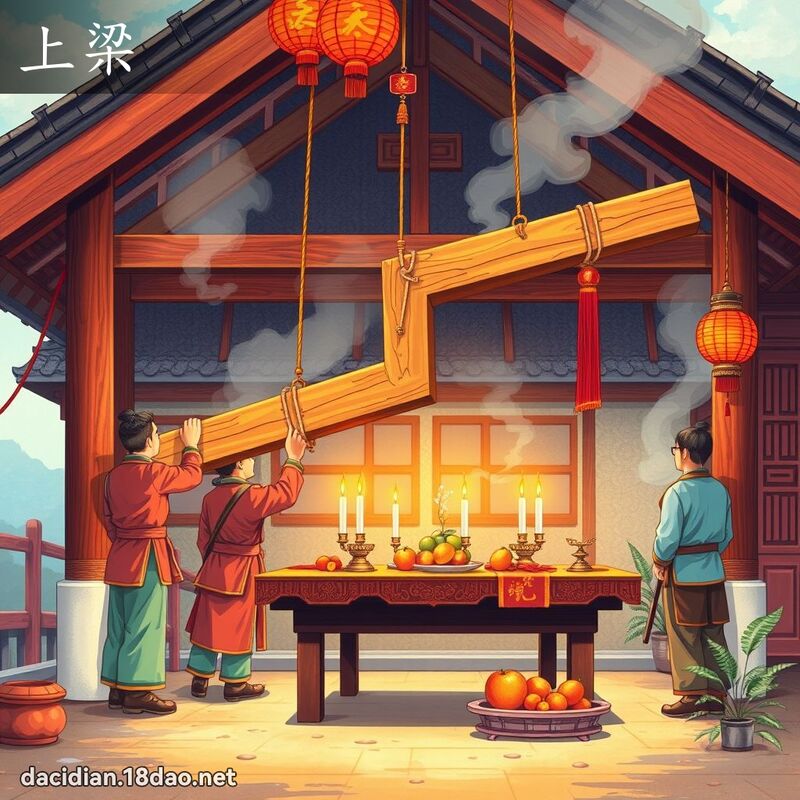 上梁 - 国语大辞典配图