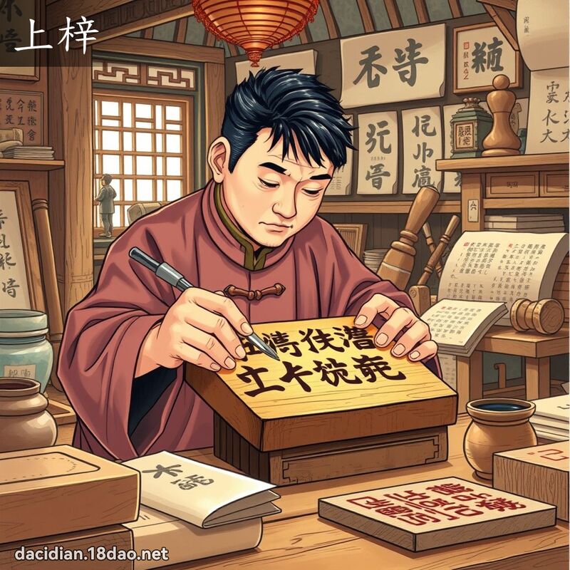 上梓 - 国语大辞典配图