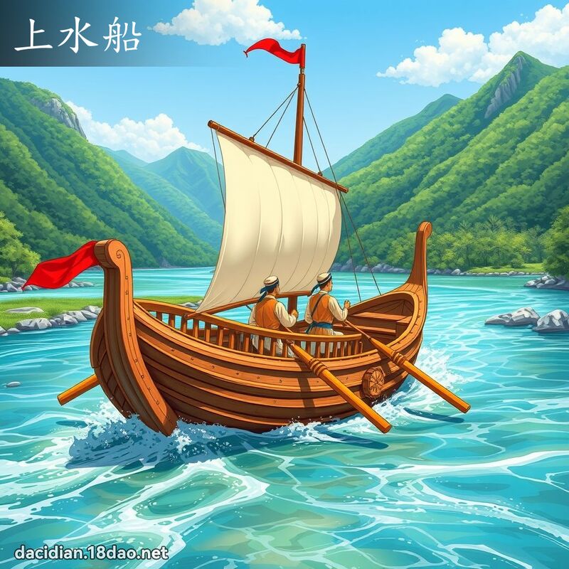 上水船 - 國語大辭典配圖