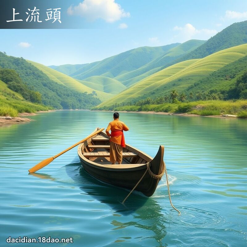 上流頭 - 國語大辭典配圖