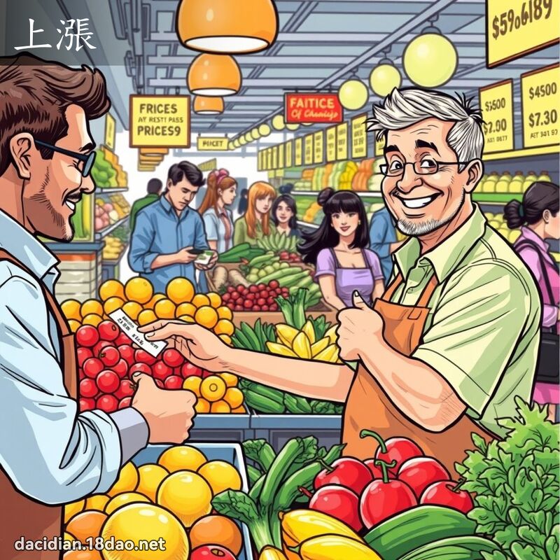 上漲 - 國語大辭典配圖