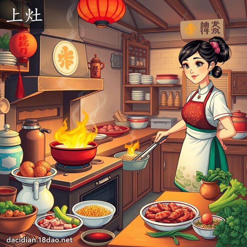 上灶 - 國語大辭典配圖