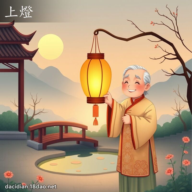 上灯 - 国语大辞典配图