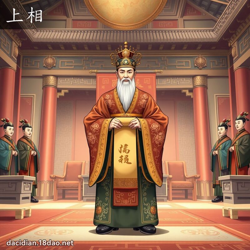 上相 - 国语大辞典配图