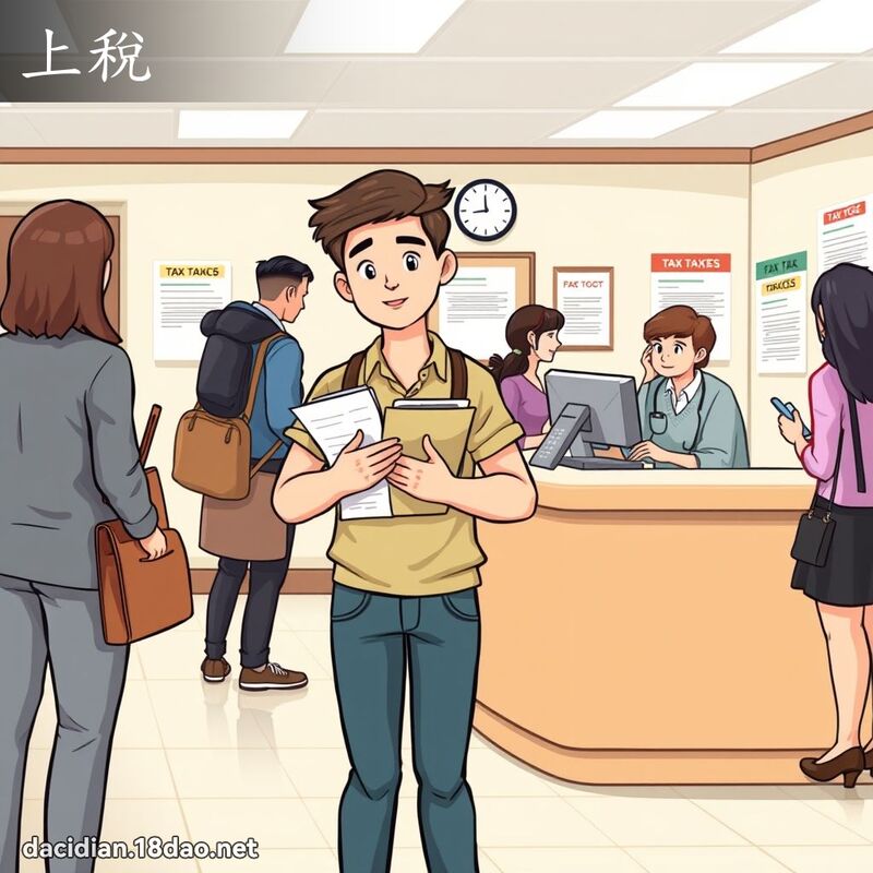 上税 - 国语大辞典配图