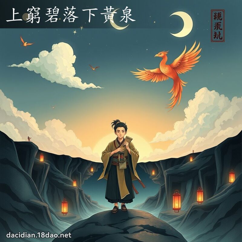 上窮碧落下黃泉 - 國語大辭典配圖