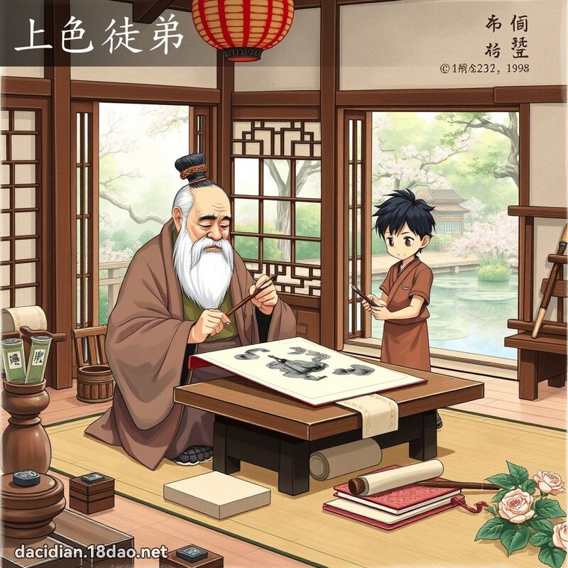 上色徒弟 - 國語大辭典配圖