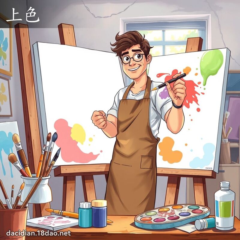 詞語: 上色 (多意詞)