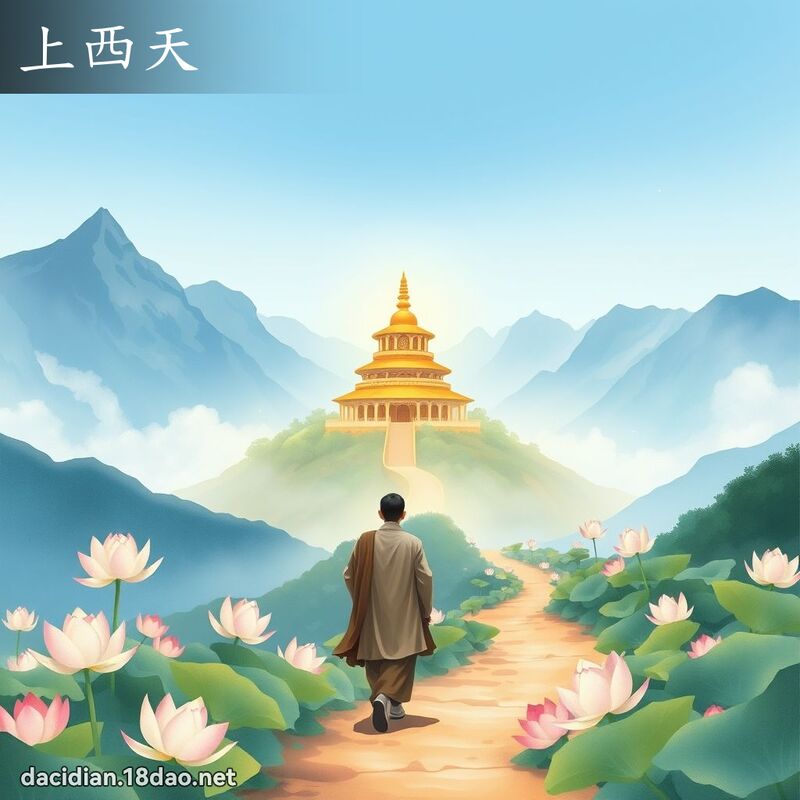 上西天 - 國語大辭典配圖