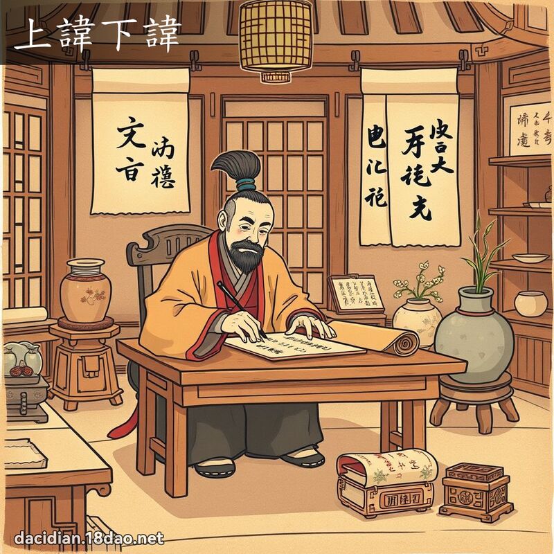 上讳下讳 - 国语大辞典配图