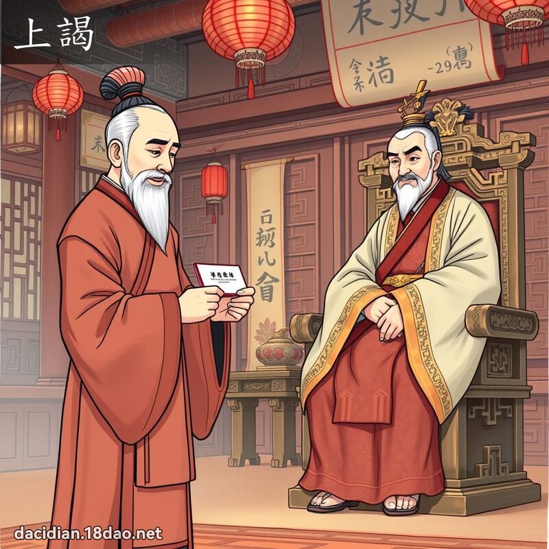 上謁 - 國語大辭典配圖