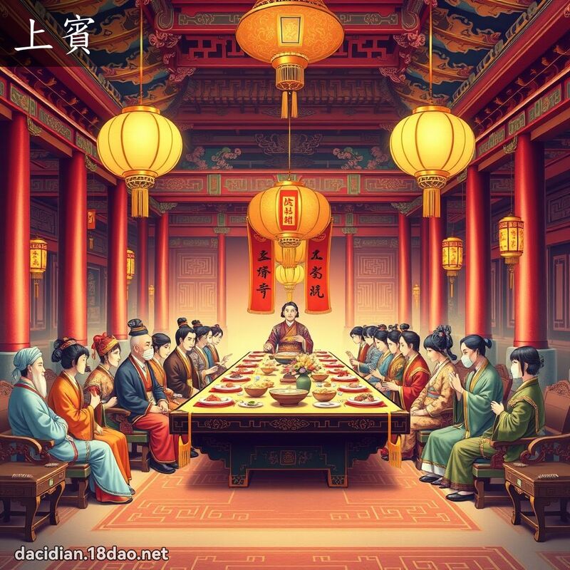 上賓 - 國語大辭典配圖