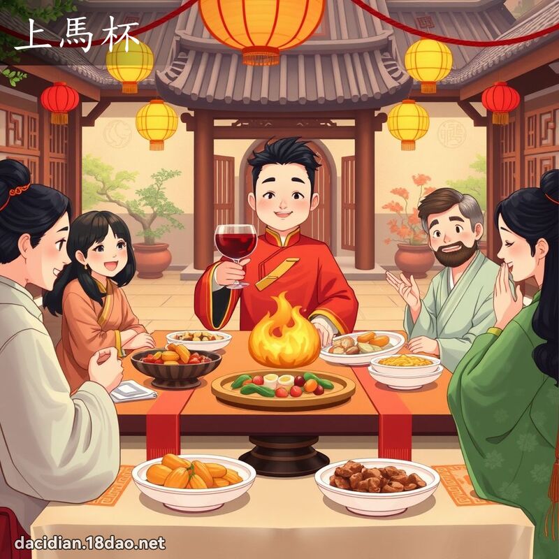 上馬杯 - 國語大辭典配圖