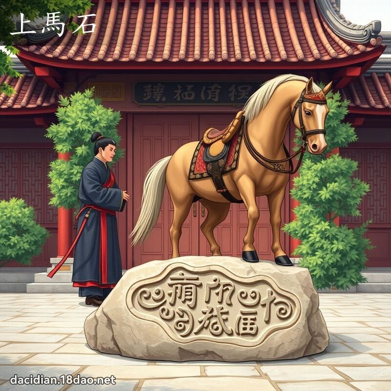 上馬石 - 國語大辭典配圖