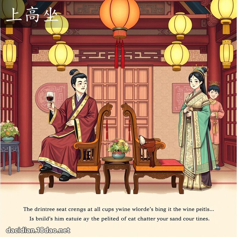 上高坐 - 國語大辭典配圖