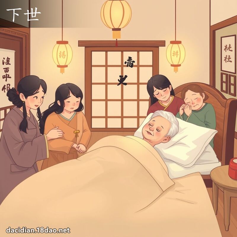 下世 - 国语大辞典配图