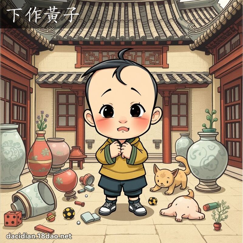 下作黄子 - 国语大辞典配图